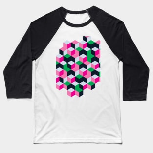 Funky little Geometric Pattern Baseball T-Shirt